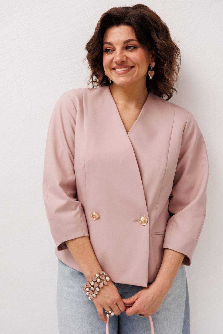 Жакет Anelli Laurel арт. 1842 розовая зарянка