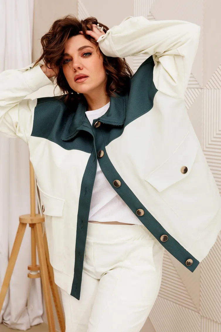 Бомбер BegiModa арт. 2018 молочный