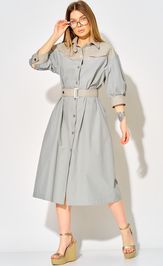 Платье LAIKONY L-434 серо-голубой