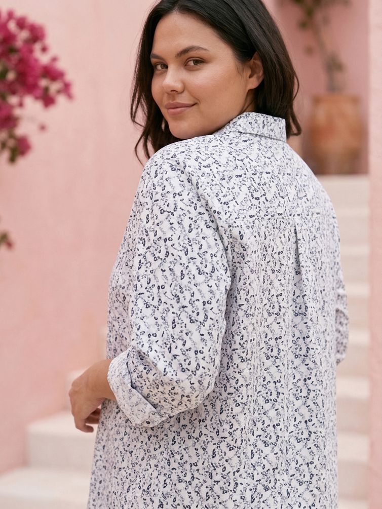 Bluzka Lissana #5037 cherno-belyj