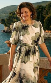 Платье Лилиана 1536 олив