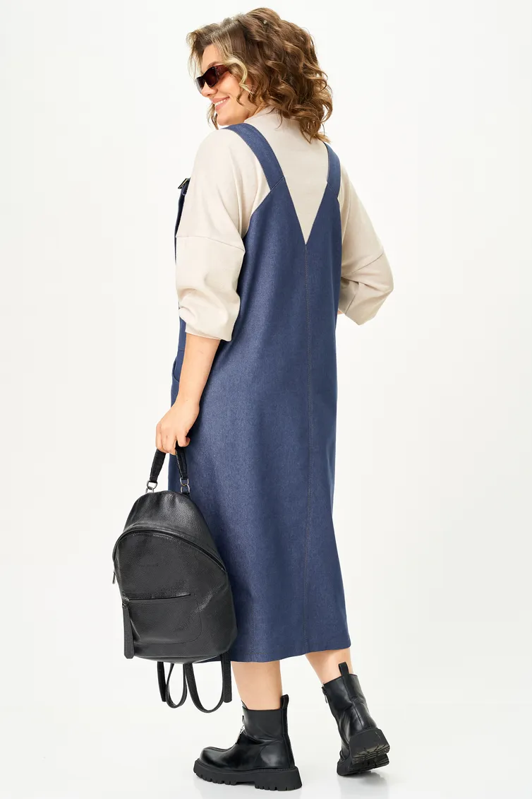 Sukienka Karina Delux #M-1452 denim