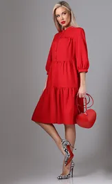 Платье DS Trend ЮС-1071 (Влюбиться в себя, нью рэд)