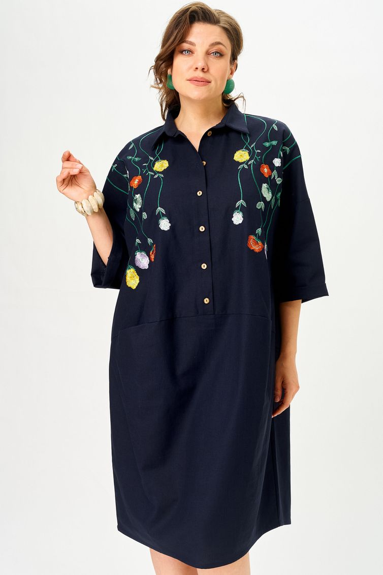 Платье SOVA арт. 11318 синий