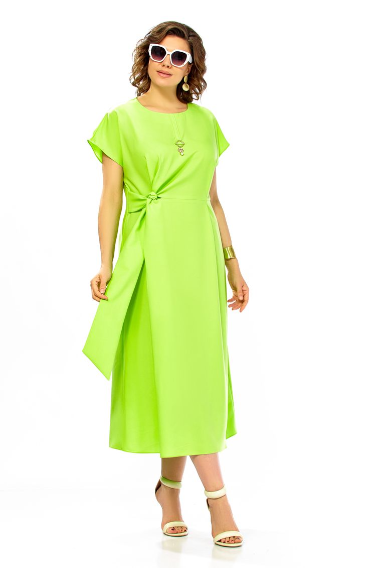 Dress Olga Style #S1019 limonnyj