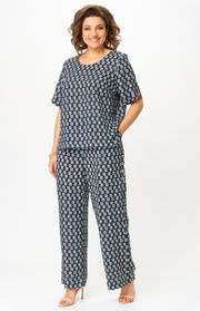 Комплект БелЭльСтиль арт. 875-322/605-273 синий принт