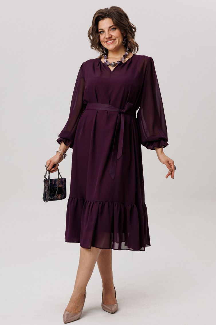 Dress Anelli Laurel #1635 cvet chernosliva