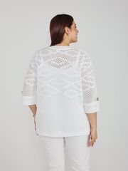 Sweter BONADI #2178 belyj