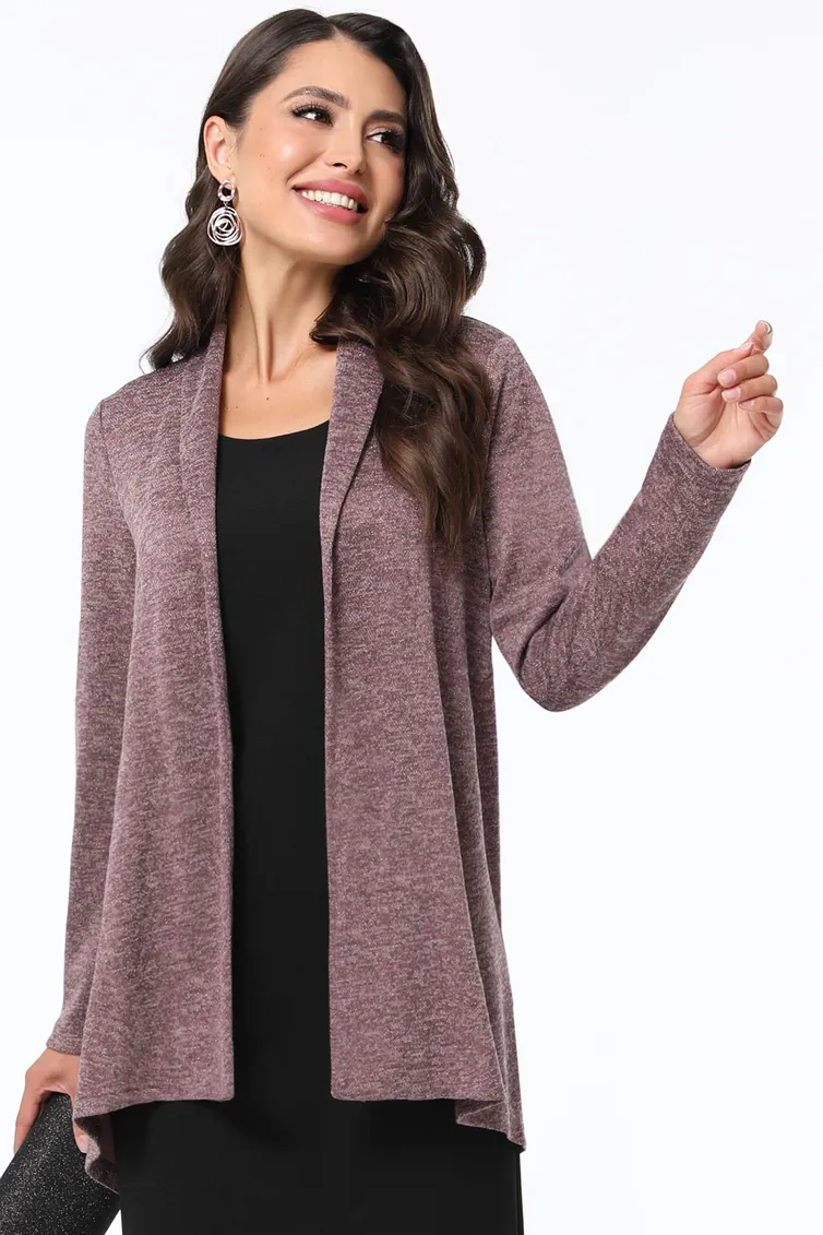 Sweter DS Trend #Kr-0141-0368-02 (raskleshennyj s dlinnymi rukavami)