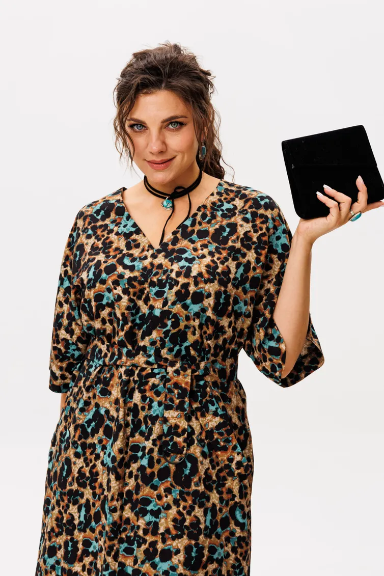Dress Anelli Laurel #1391.1 biryuza i bronza