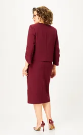 Garnitur Vilena-fashion 1126 burgundi