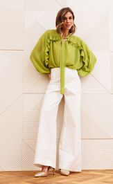 Блузка GIZART 15410 салатовый