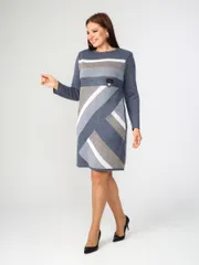 Dress BONADI #1346 bajkal-kapuchino