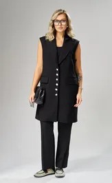 Waistcoat Ava fashion M-242 chernyj