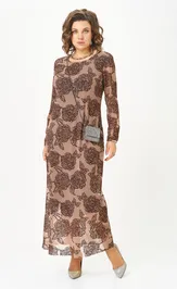 Dress Aira Style 24430 kapuchino
