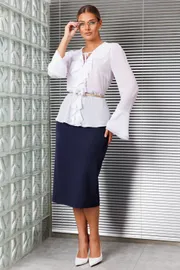 Bluzka Moda Urs #25-2920bl bel