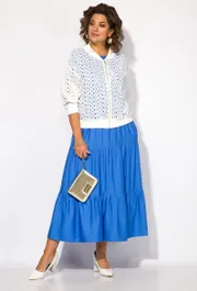 Zestaw Liliana #1421k vasilek /belyj