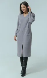 Dress Ma Cherie 4033 sero-fioletovyj