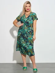 Sukienka DORA plus #0261-1s chernilnyj