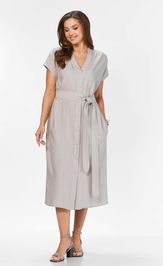 Dress MALI 46-001 svetlo-seryj