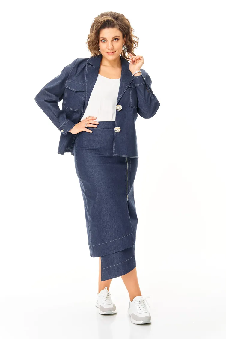 Garnitur VI ORO #VR-1245 denim