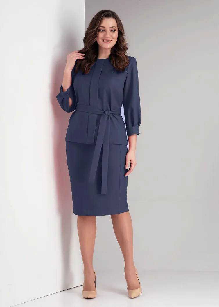 Garnitur Vilena-fashion #780 temno-sinij