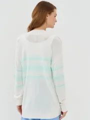 Кардиган Newvay арт. 7231-14120 бел/ментол