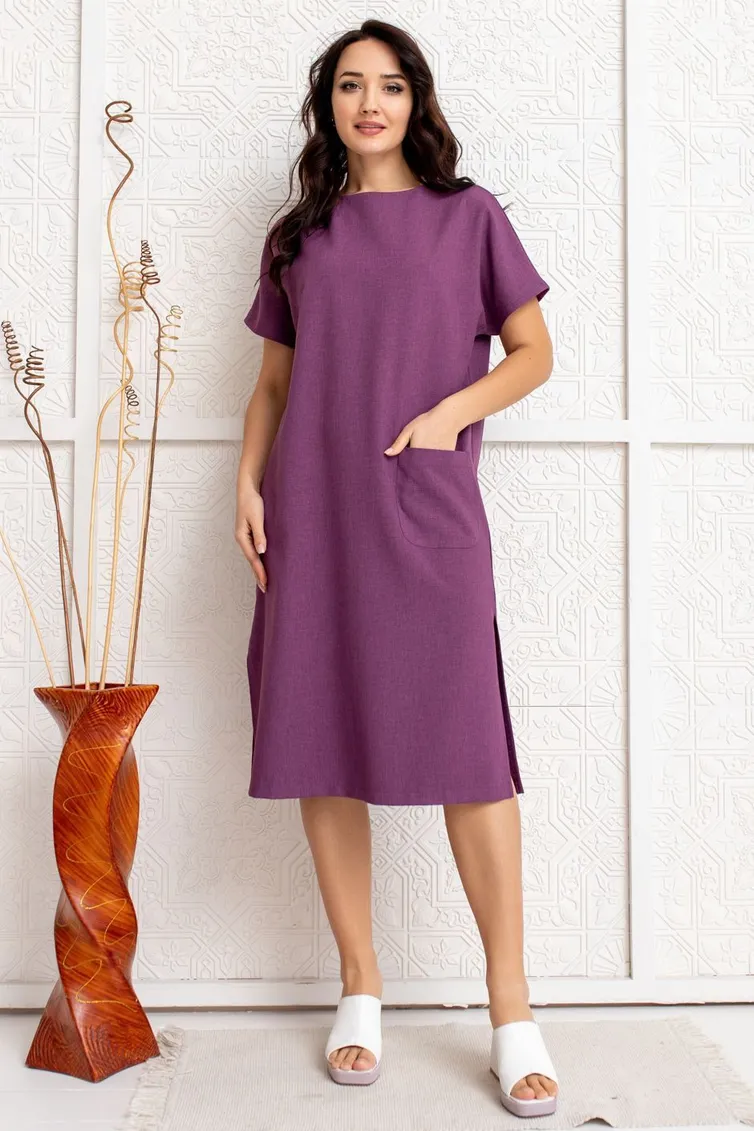 Dress TOOK A LOOK & Angelika #A-350 purpurnyj