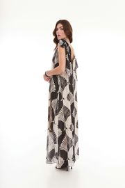 Dress Elema #5K-1434 chyornyj/bezhevyj 170