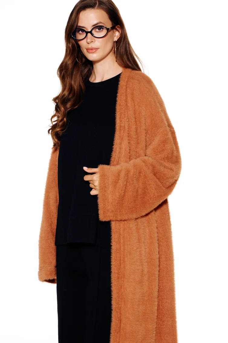 Sweter Elletto Life #13053 ryzhij