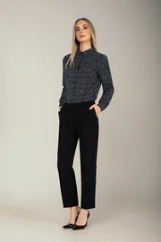 Blouse MARIKA #442 chyorn s belym