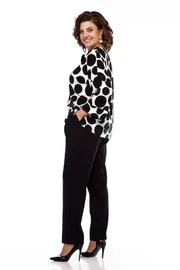 Blouson Abbi #4049 cherno-belyj