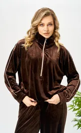 Костюм Ava fashion М-166 коричневый