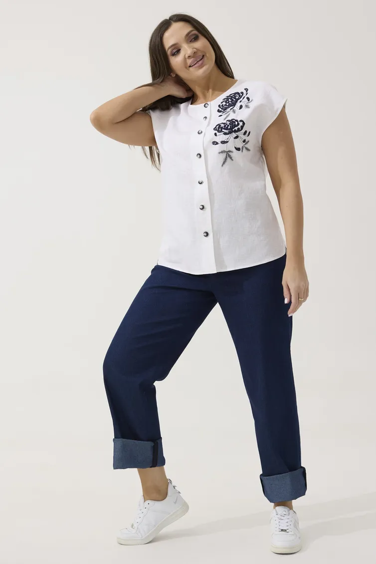 Bluzka Ma Cherie #1163 belyj