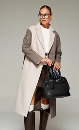 Coat Beautiful & Free 7014 korichnevo-pesochnyj