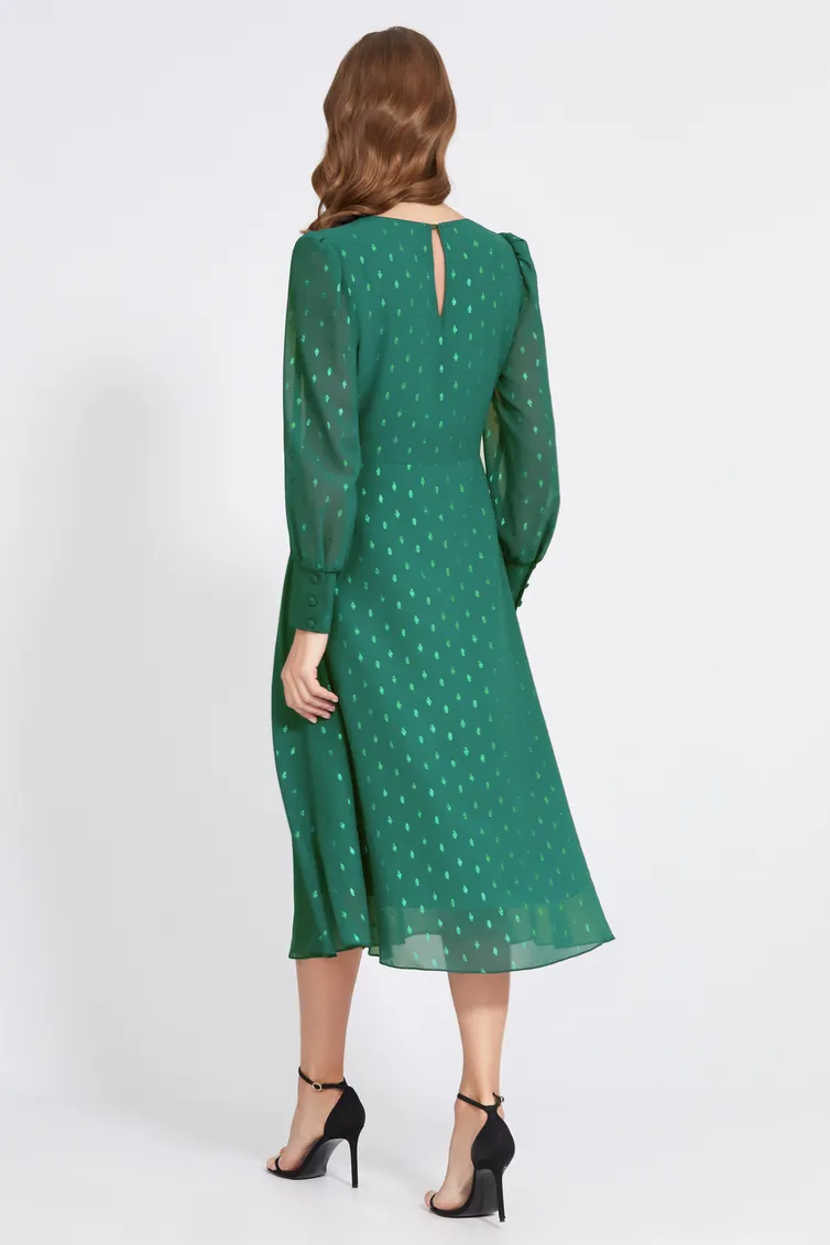 Sukienka BAZALINI #4829 zel