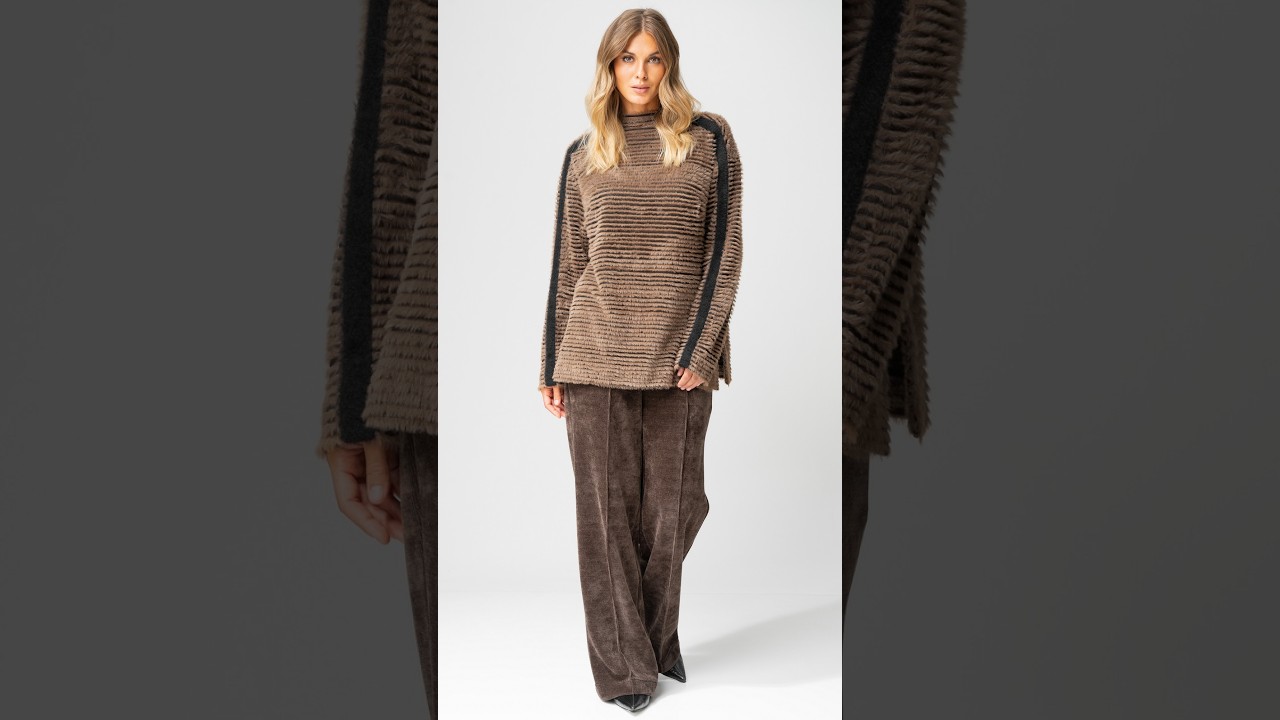 LAIKONY L-693-1 корица, L-693-2 латте брюки    #одеждаизбелоруссии  #брендыодежды