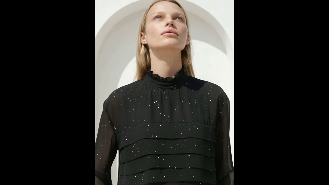 Женская нарядная шифоновая блузка LISSANA -  #5058 (46-48-50) #блузкаженская #блузкиоптом #одеждаопт