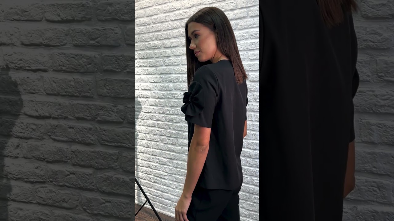 Кружевная блуза VIZAVI 722 черного цвета #fashion #одежда #fashionstyle #style #look #стильxl