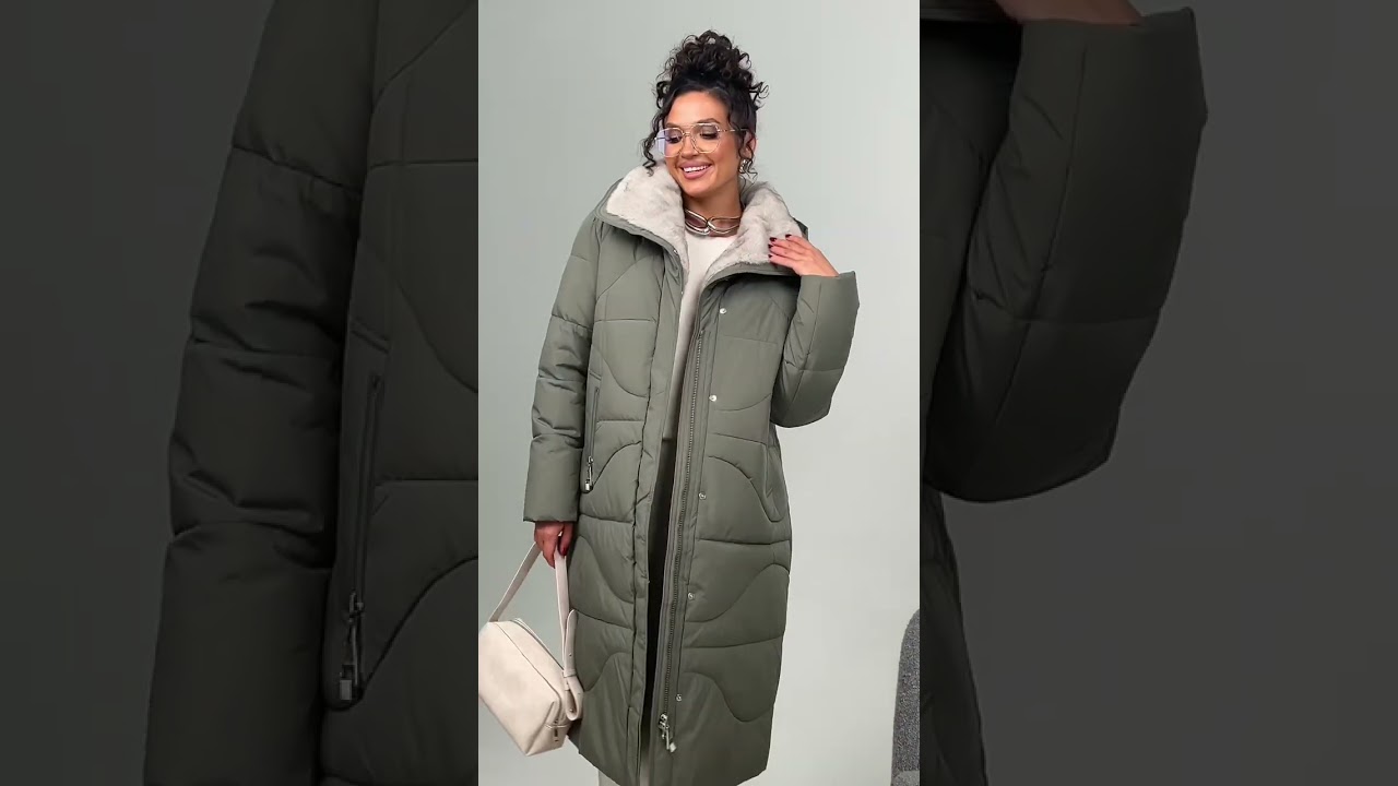 8012 пальто женское. Размерный ряд с 46 по 56 цвет оливка