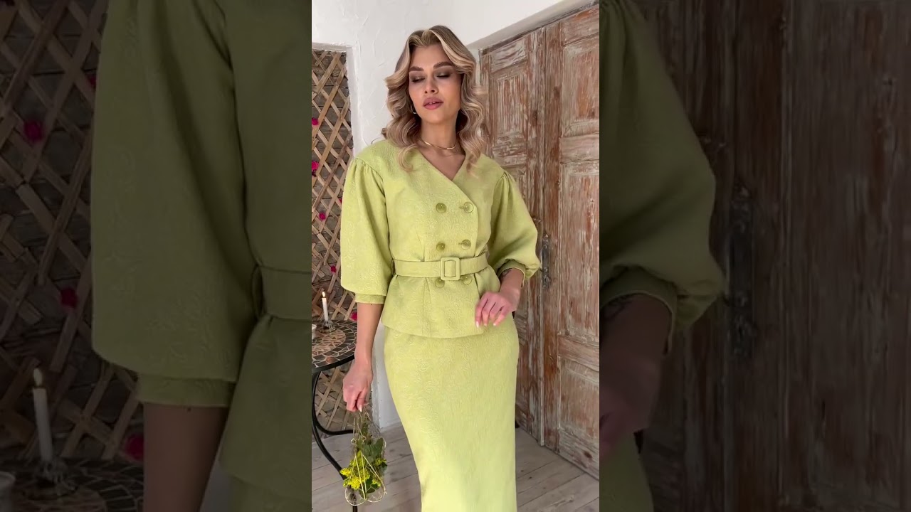 Нарядный костюм из жаккарда Мода-Юрс модель 2521