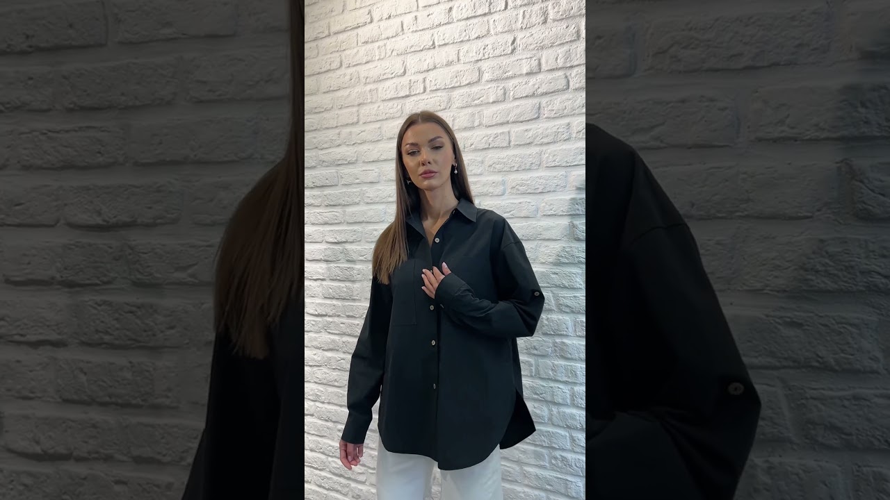 Блуза VIZAVI 723 черного цвета