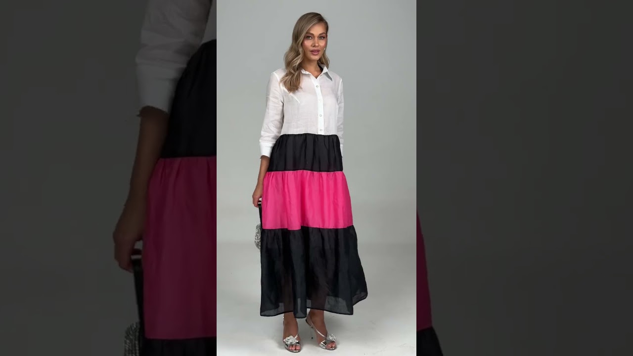 Модель 1241.1 бело-розово-черный Anastasia