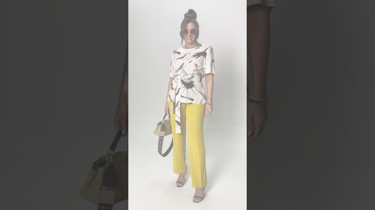 6144 костюм двойка ,  размерный ряд с 50 по 56 цвет абстракция+горчица