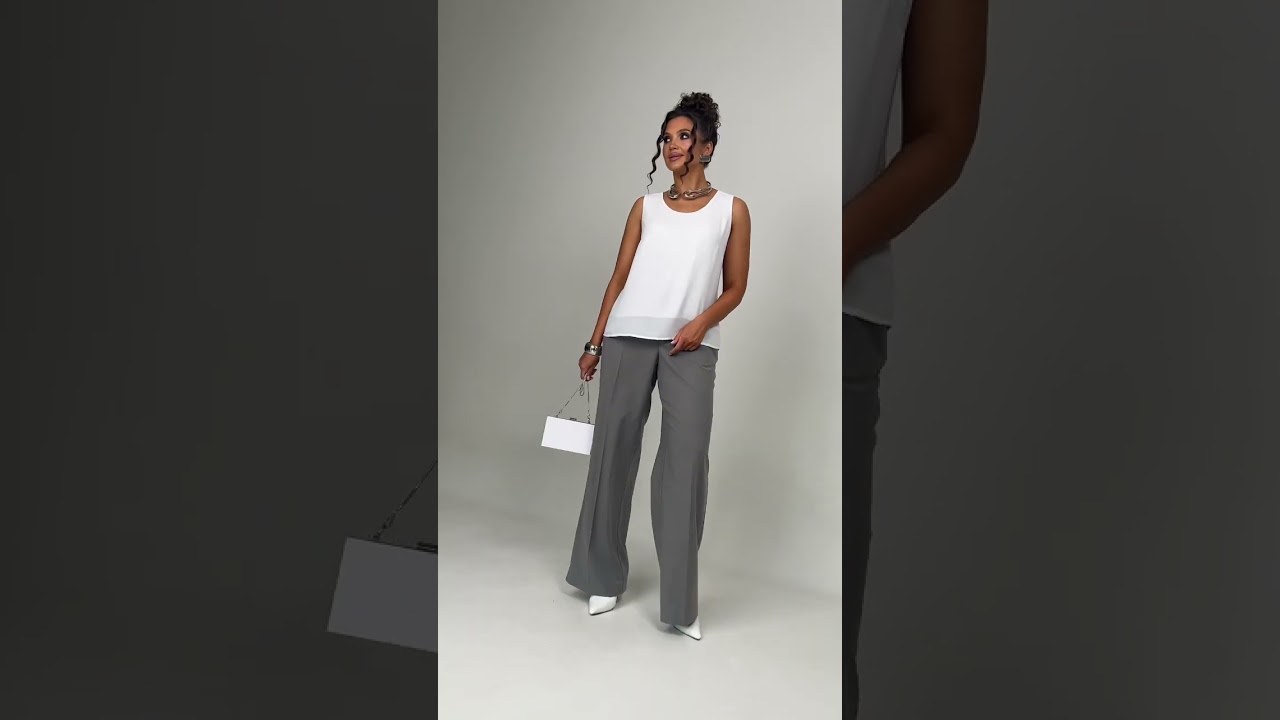 6376 костюм женский тройка размерный ряд с 48 по 54 цвет серый