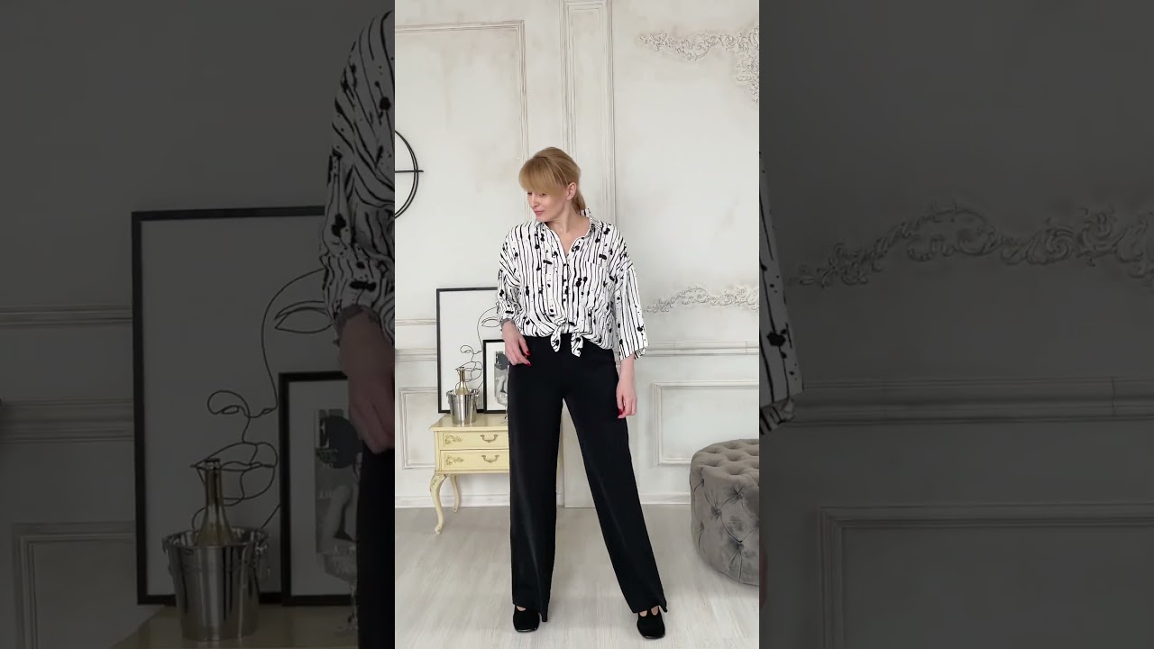 Блузка клякса. Рубашка 2197 белый. #женскаяодежда #plussize #мода