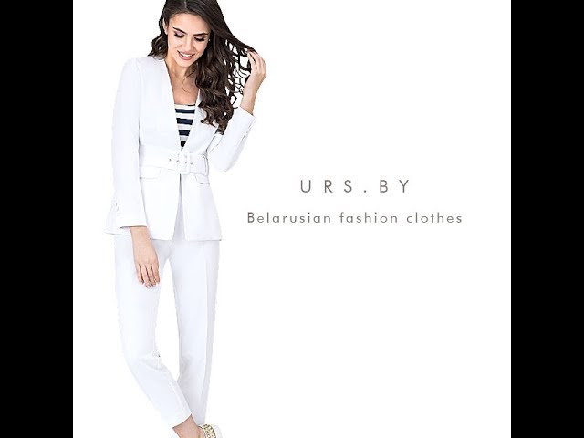 Костюм брючный 19-127-5 от белорусской фабрики ЮРС. Весна-лето.