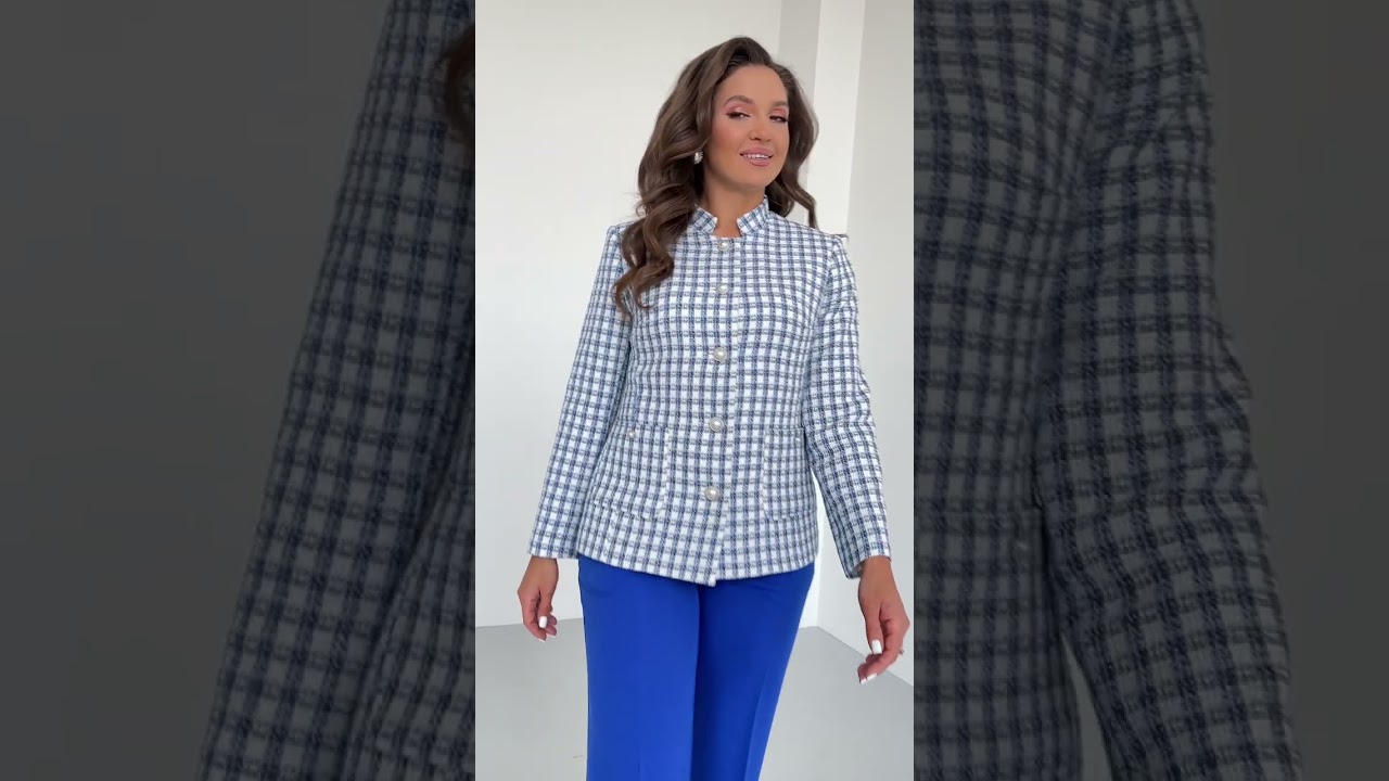 Костюм 6043 электрик размерный ряд 48-54