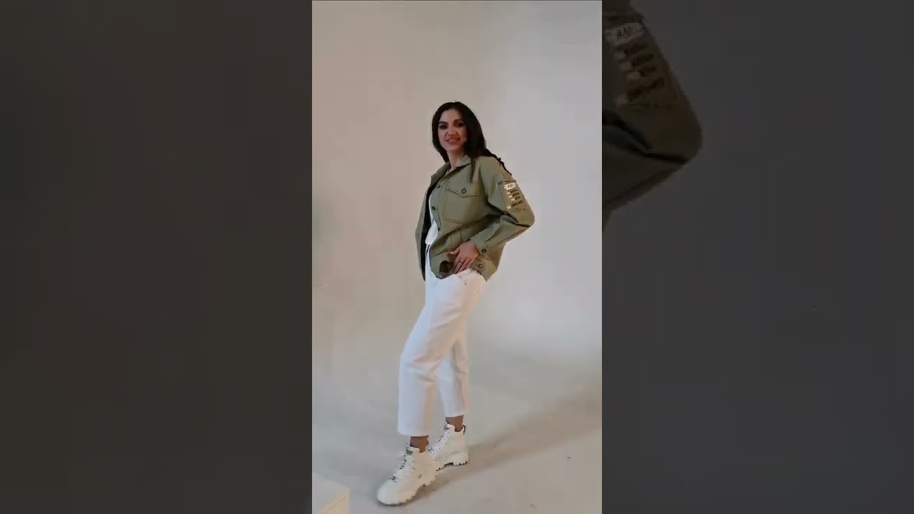 Джинсы "MisLana" модель 6481 цвет Белый