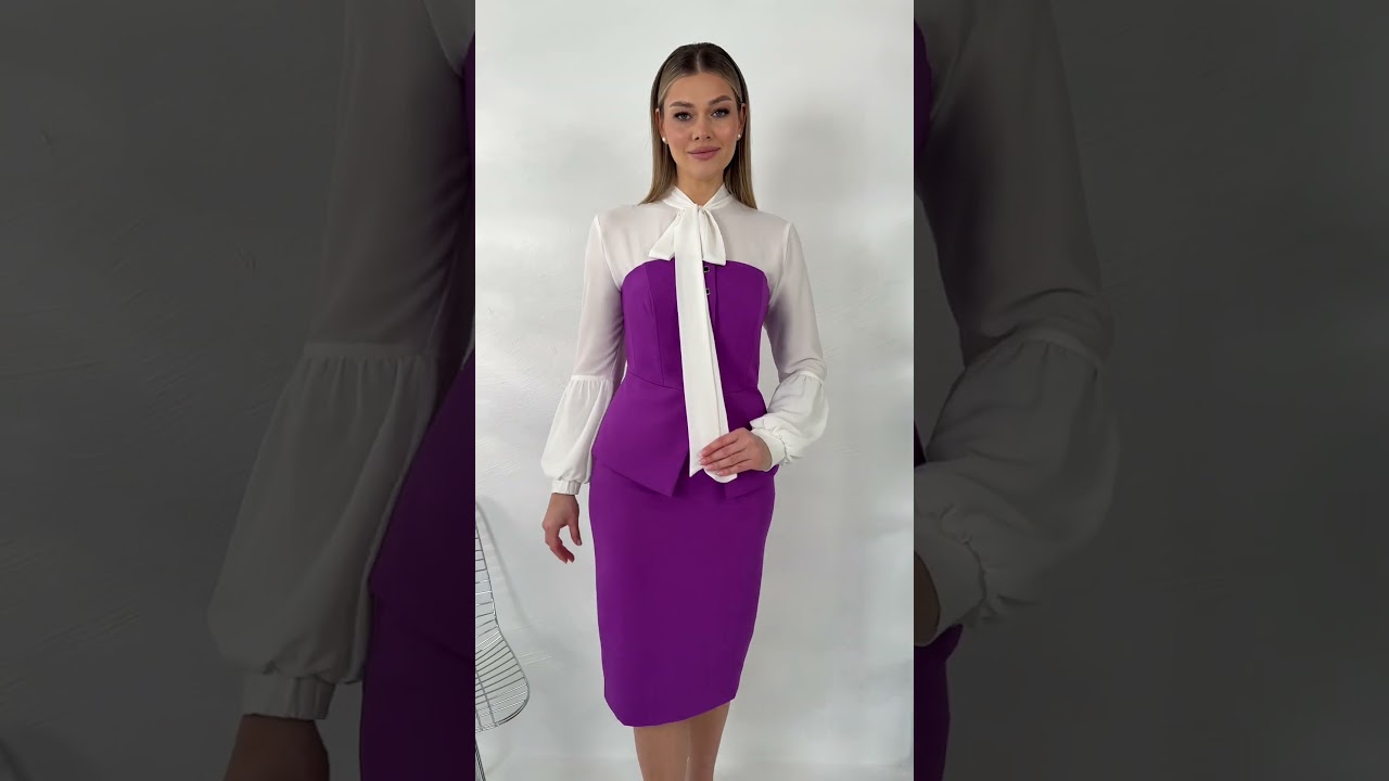 Классический костюм с корсетом Мода-Юрс арт 2963 pyrpyrnuj  #fashion  #fashionstyle  #стиль